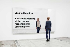 look in the mirror