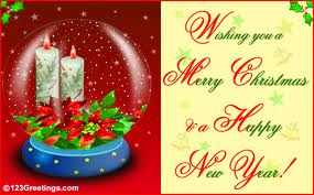 Merry Christmas and Happy New Year to all my wonderful global friends.
