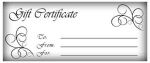 Gift certificate
