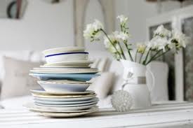 stack of china plates