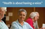 Health is about having a voice