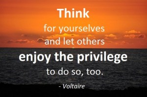 think for yourself