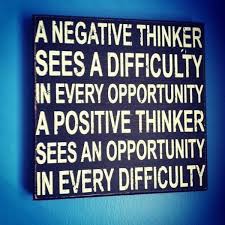 negative vs psitive thinker