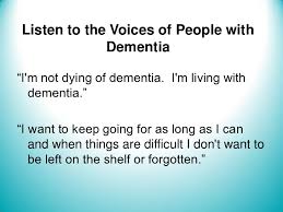 voices of dementia