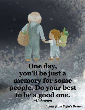 one day youll forget me