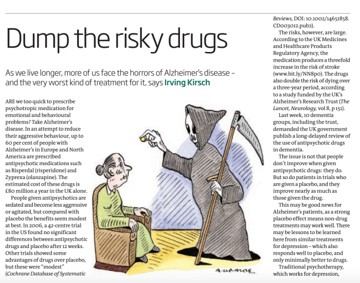 Dump the risky drugs